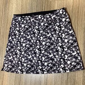 Tranquility by Colorado Clothing Black and White Floral Mini‎ Skirt size XS